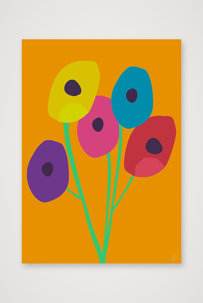 Blomster — 42×59cm, 17×23" Print only