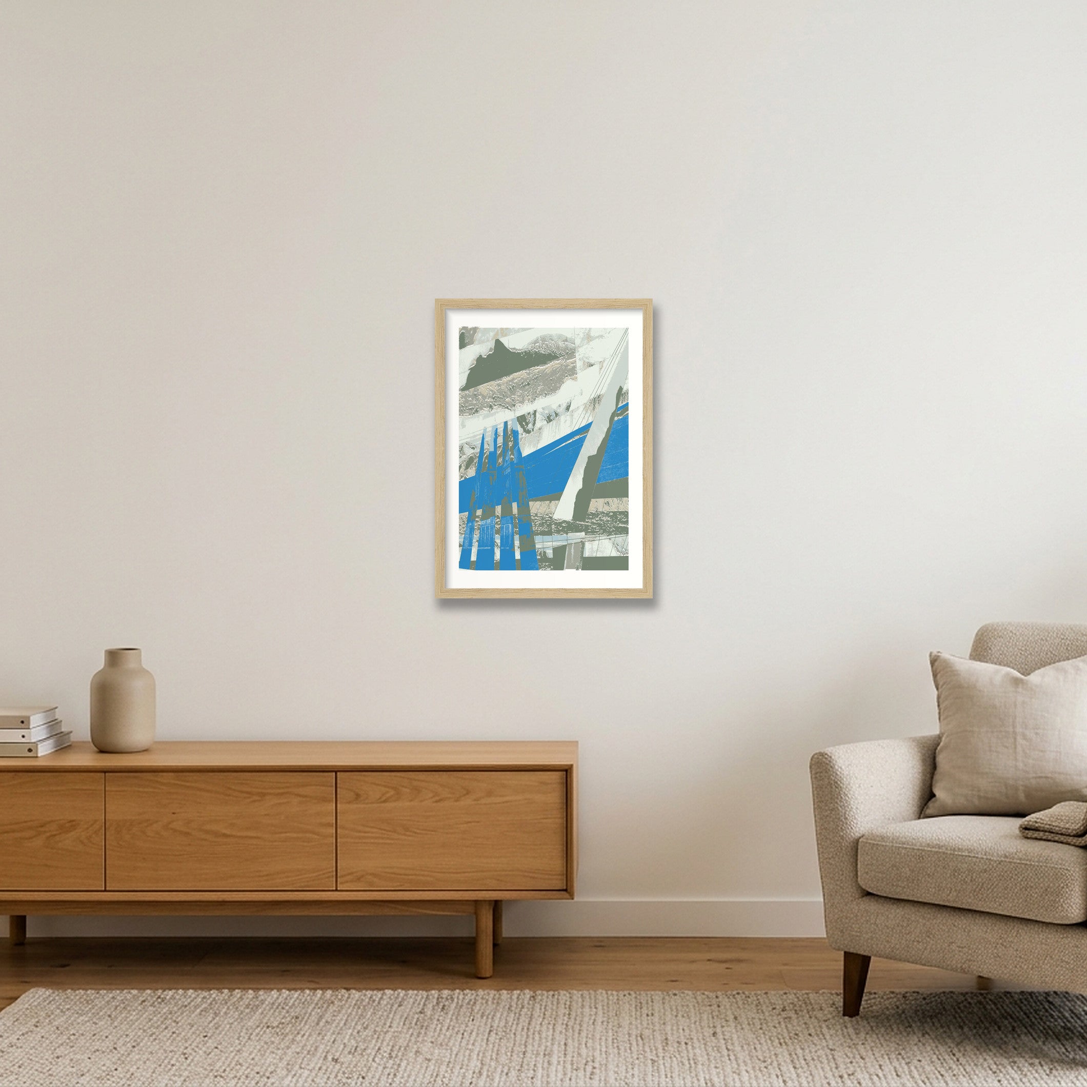 Landskab — A3 (30×42cm, 12×17") Oak Frame
