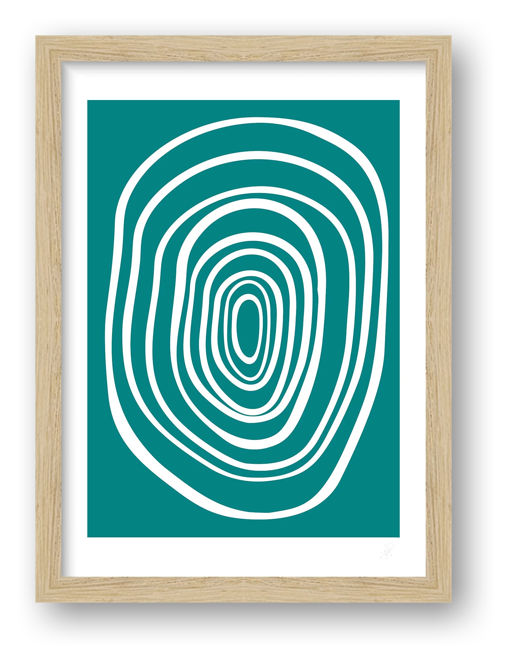 FORM 02 - TEAL — framed