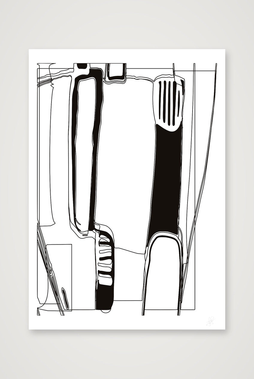 Standing Form — 59×84cm, 23×33" Print only