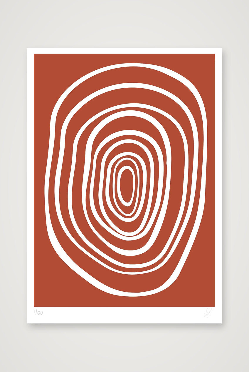 FORM 02 - CLAY - A0 — A0 (84×119cm, 33×47") Print only