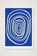 FORM 02 - COBALT - A0 — A0 (84×119cm, 33×47") Print only