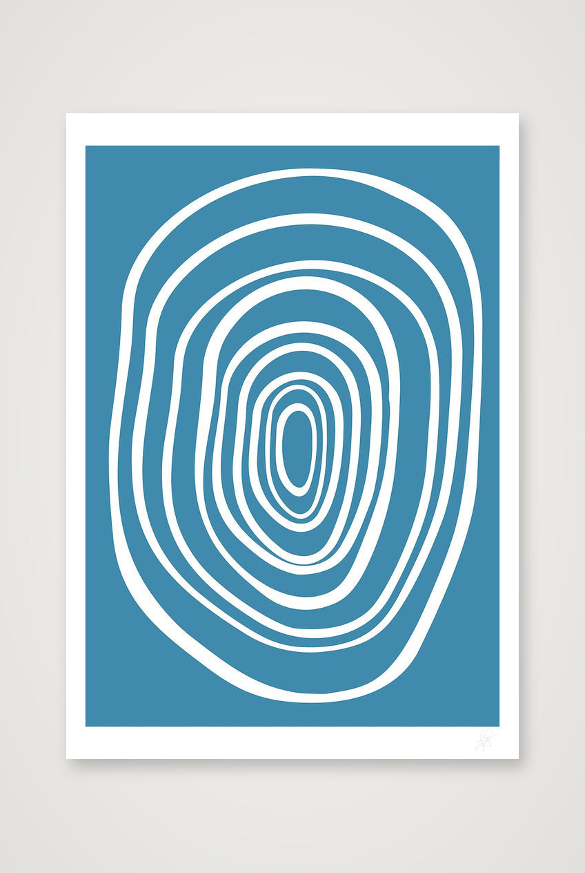 FORM 02 - LIGHT BLUE — 59×84cm, 23×33" Print only