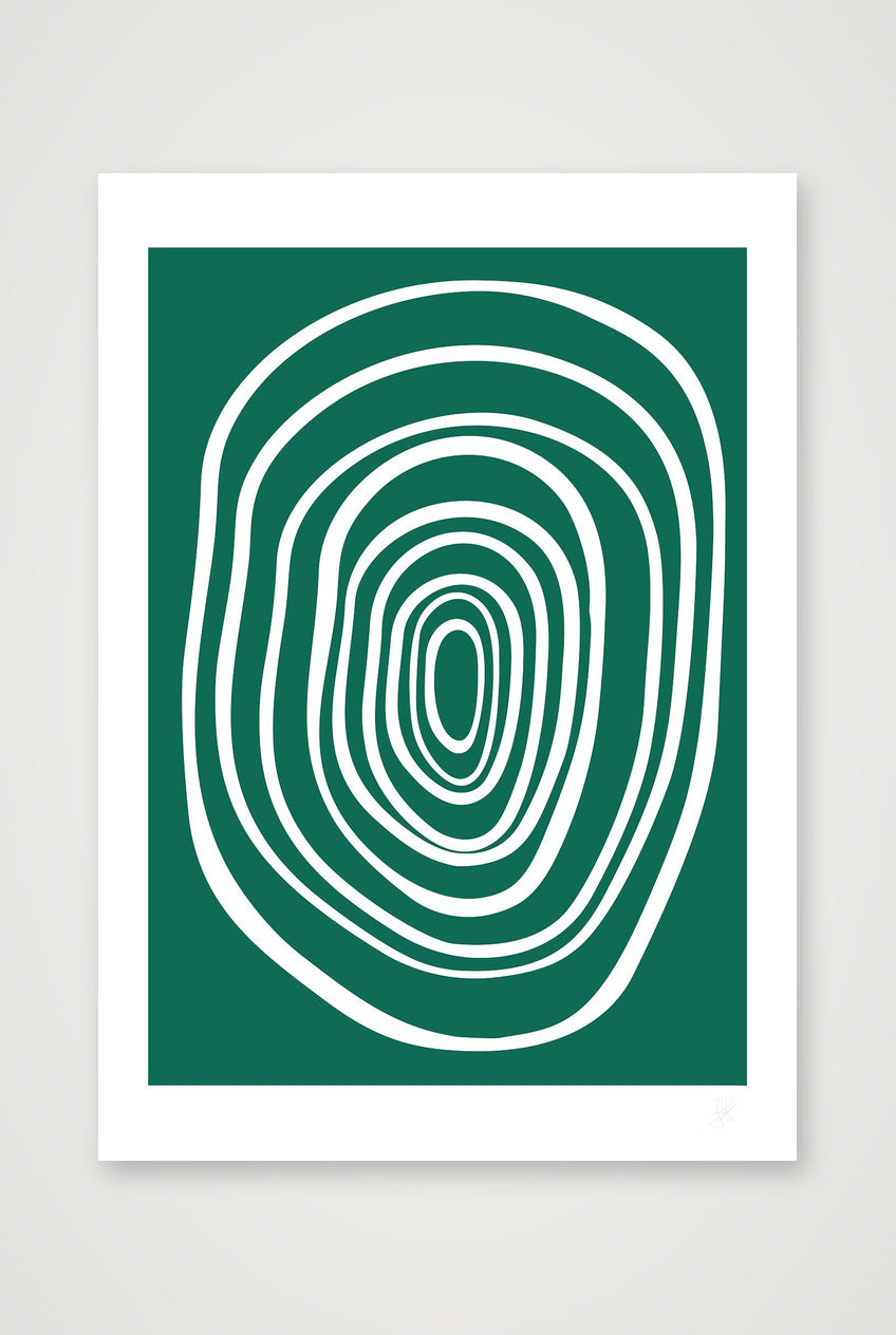 FORM 02 - EMERALD — A4 (21×30cm, 8×12") Print only