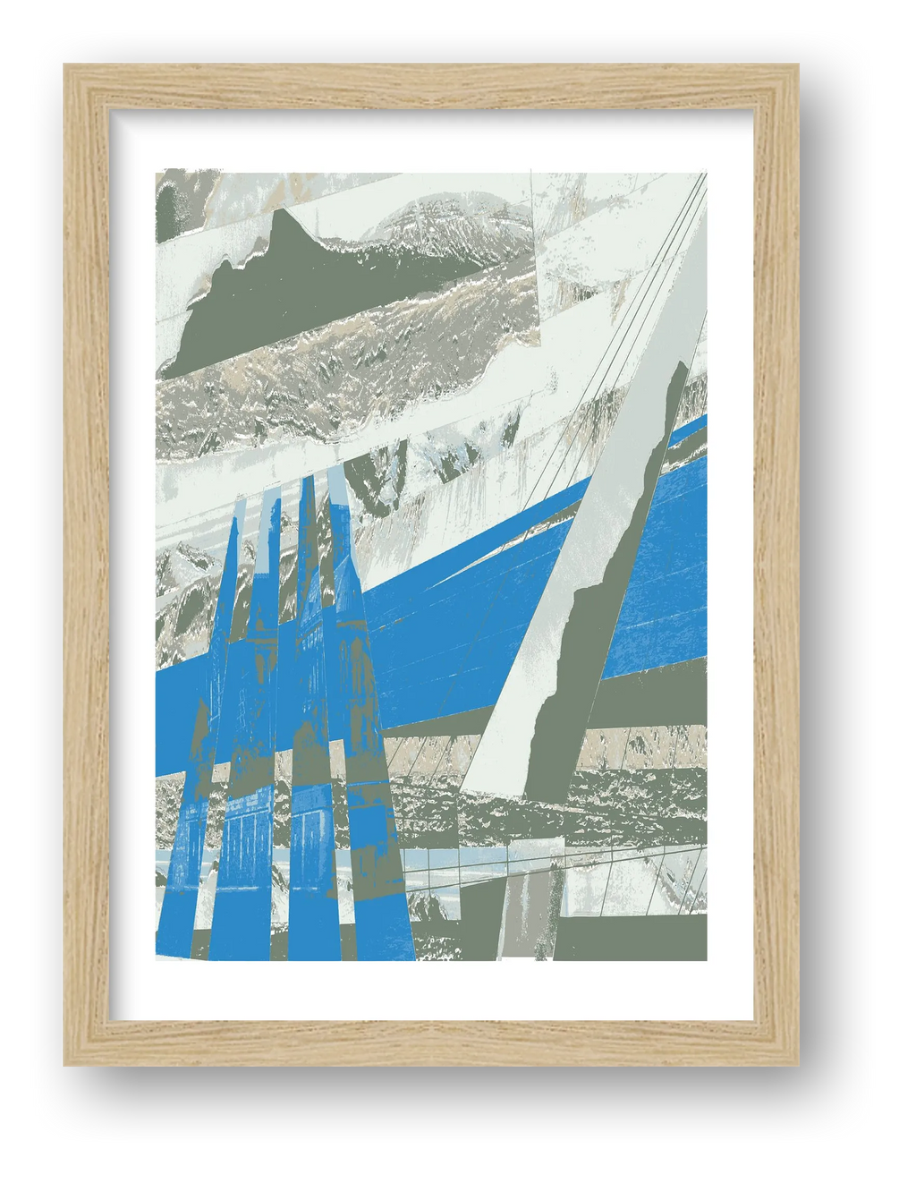 Landskab — framed