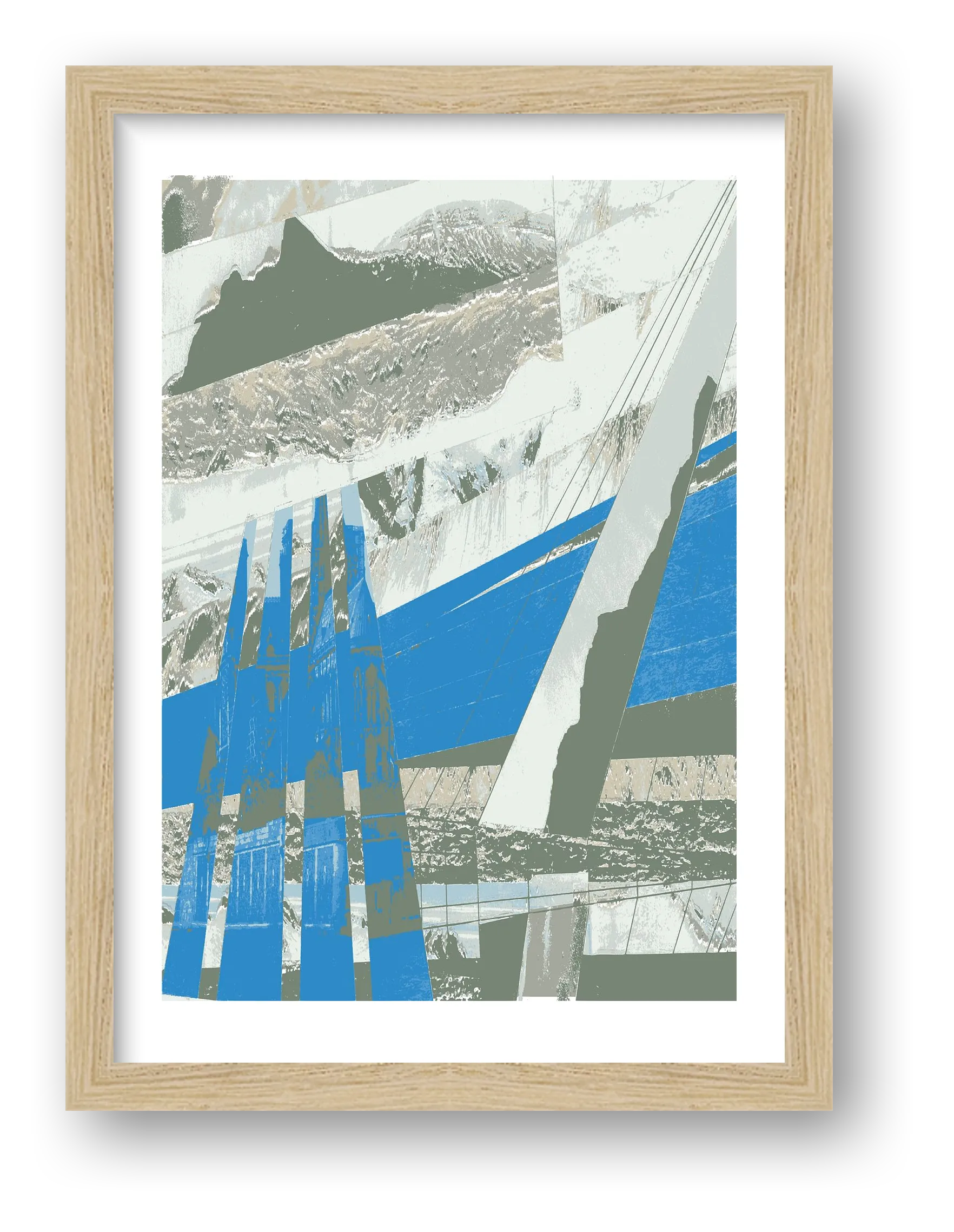 Landskab — framed