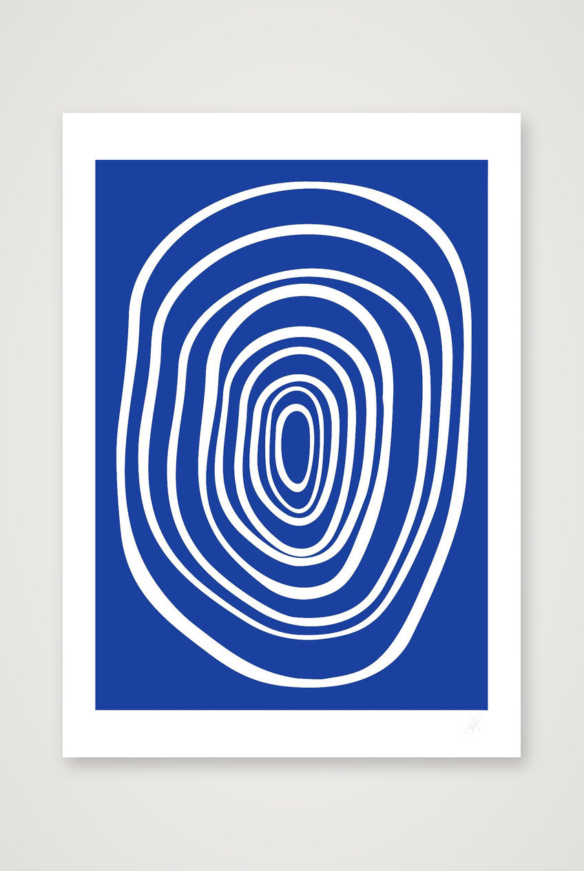 FORM 02 - COBALT — 42×59cm, 17×23" Print only