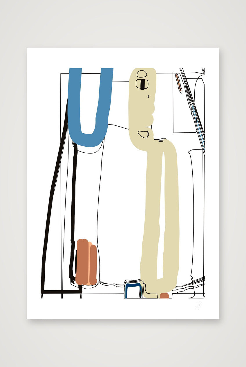 Standing Form 01 — A4 (21×30cm, 8×12") Print only