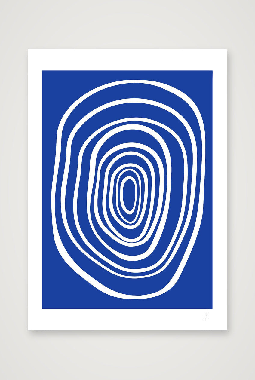 FORM 02 - COBALT — A4 (21×30cm, 8×12") Print only