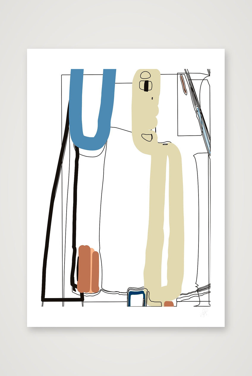 Standing Form 01 — 42×59cm, 17×23" Print only