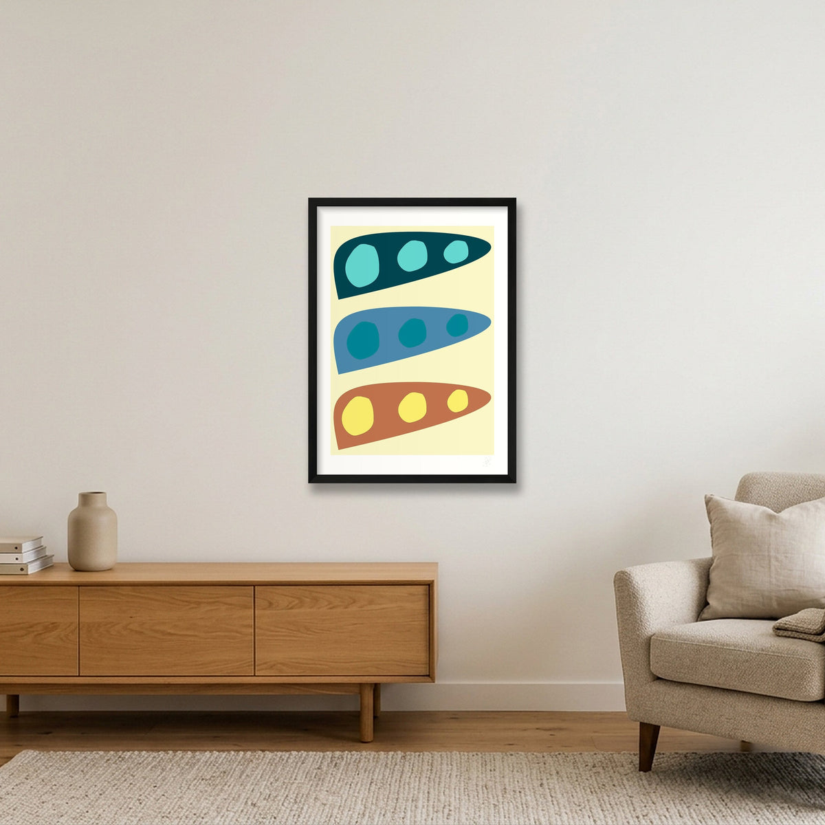 Biomorf 03 — 42×59cm, 17×23" Black Frame