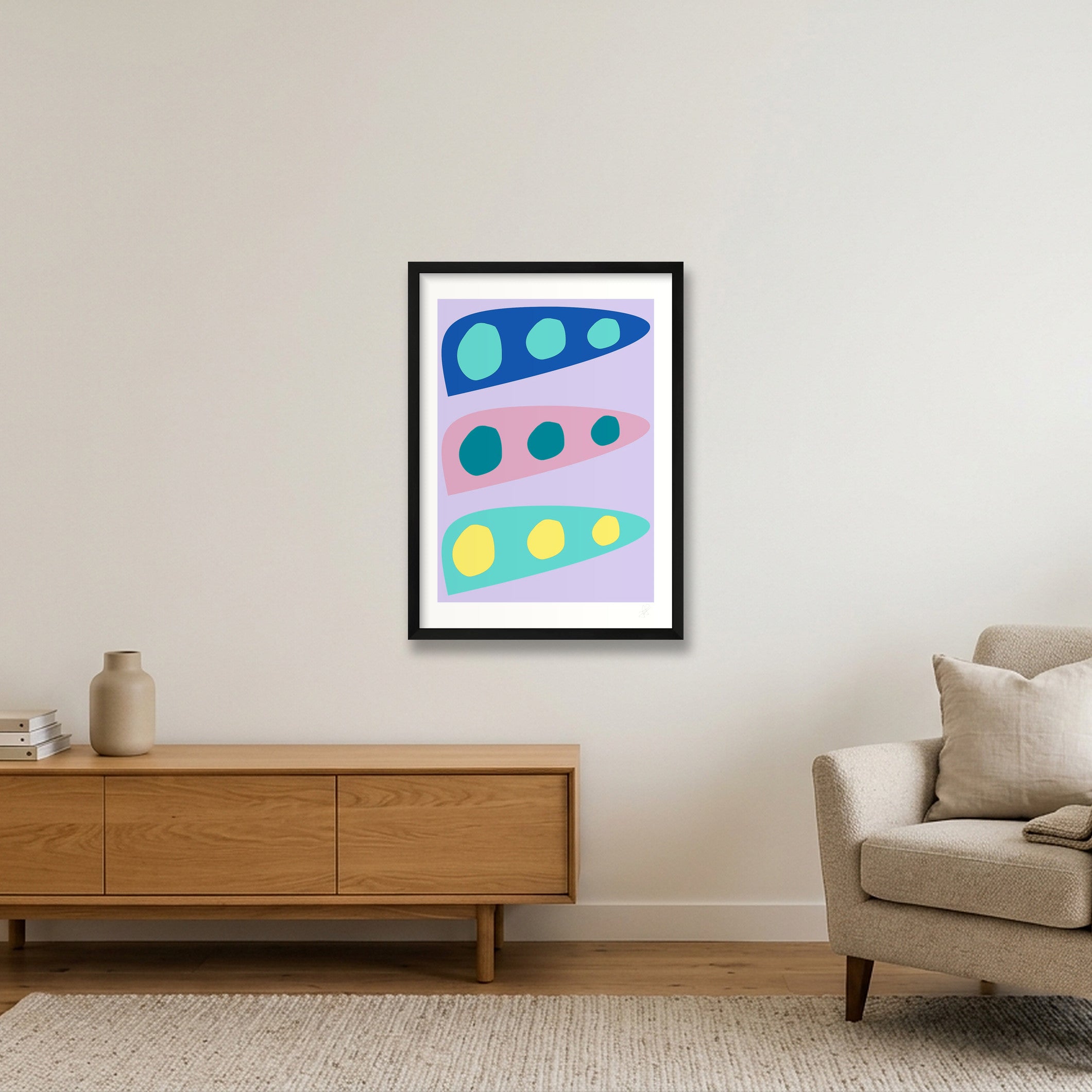 Biomorf 02 — 42×59cm, 17×23" Black Frame