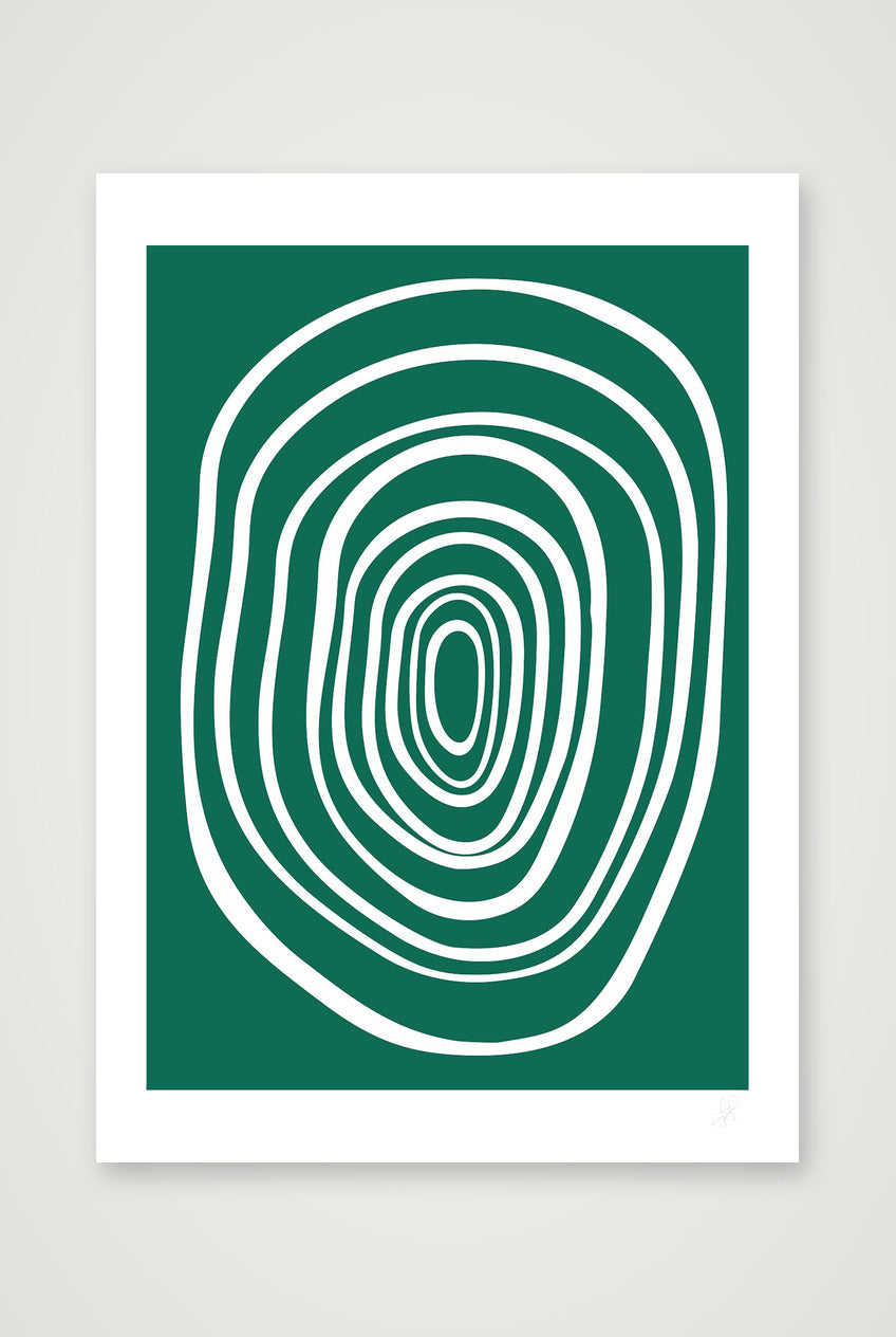 FORM 02 - EMERALD — 42×59cm, 17×23" Print only