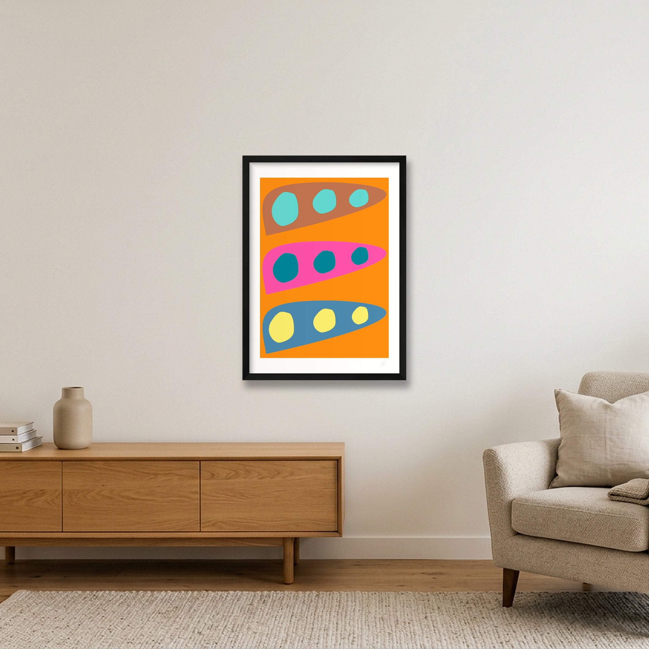 Biomorf 04 — 42×59cm, 17×23" Black Frame