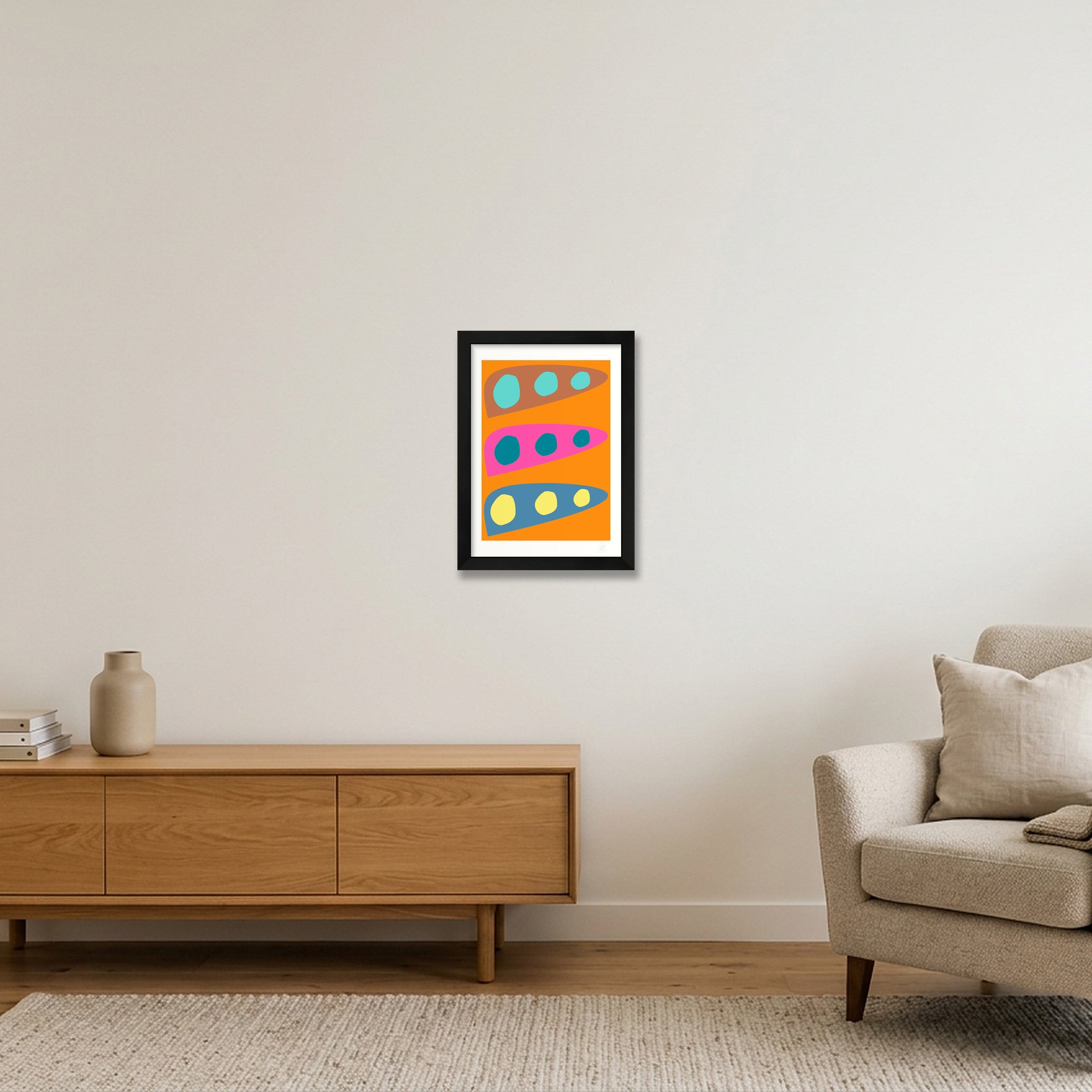 Biomorf 04 — A4 (21×30cm, 8×12") Black Frame
