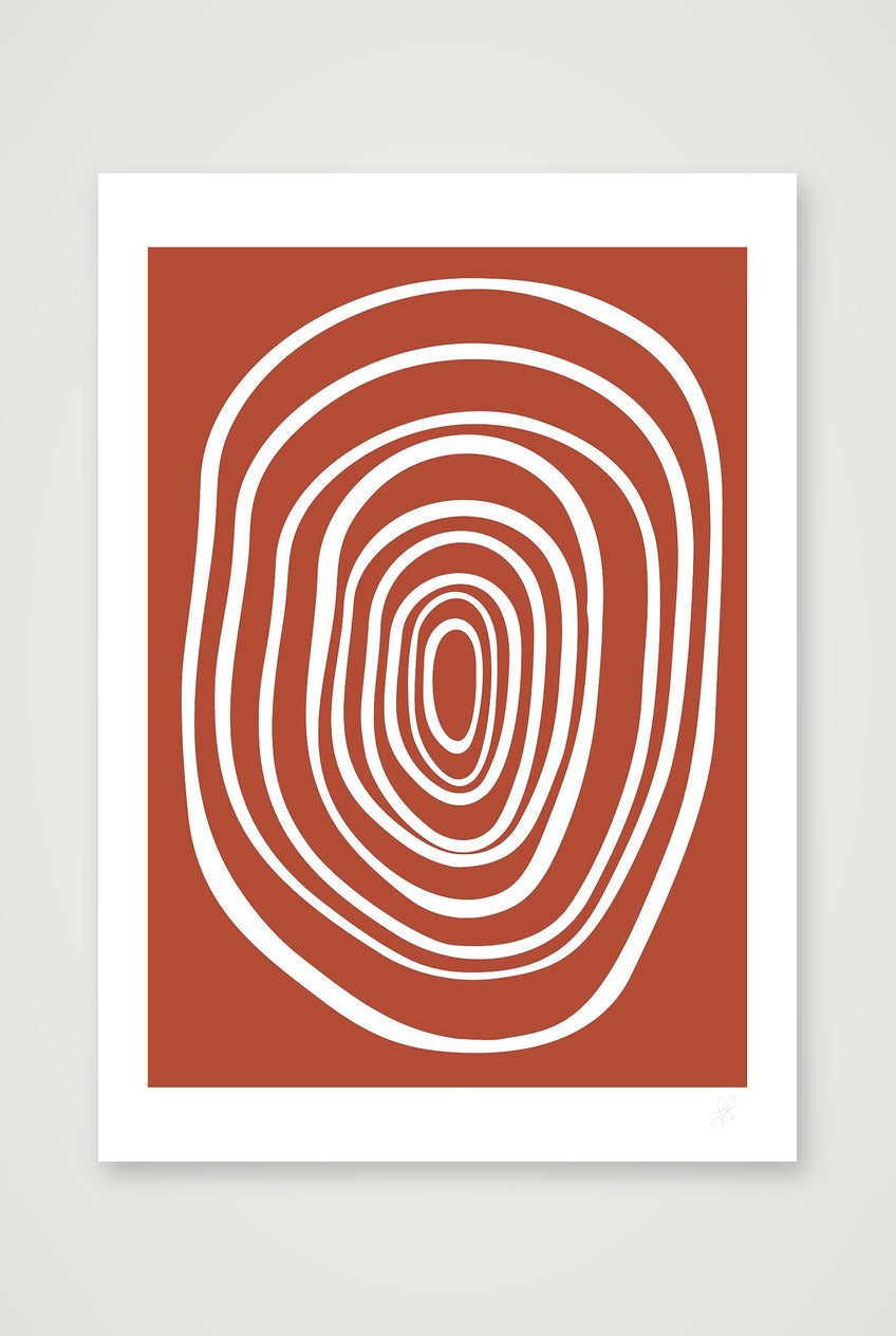 FORM 02 - CLAY — A3 (30×42cm, 12×17") Print only