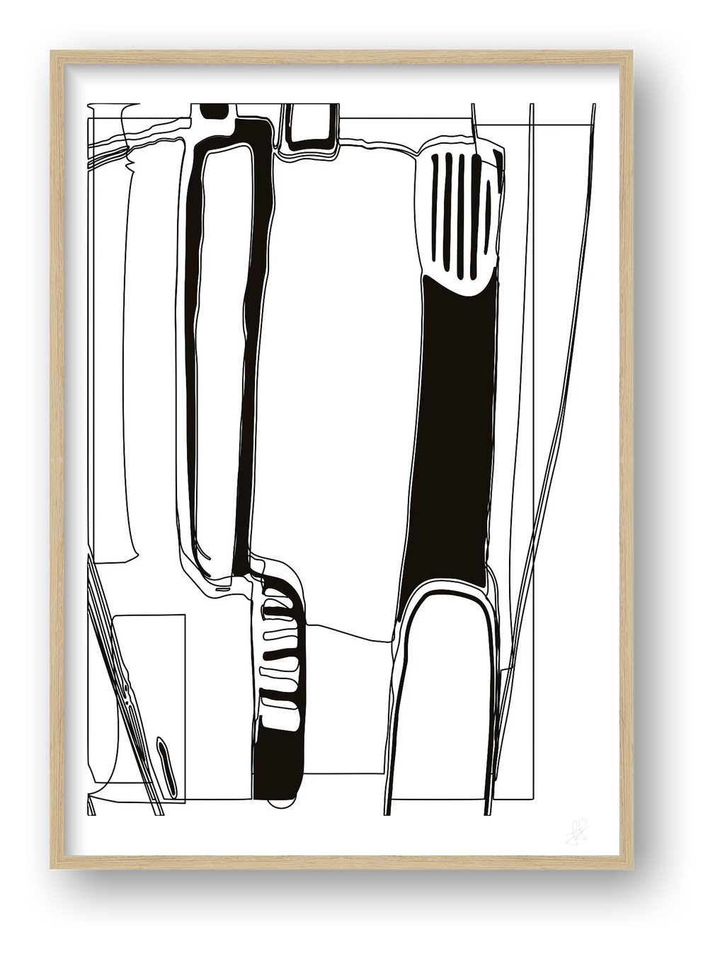 Standing Form — framed