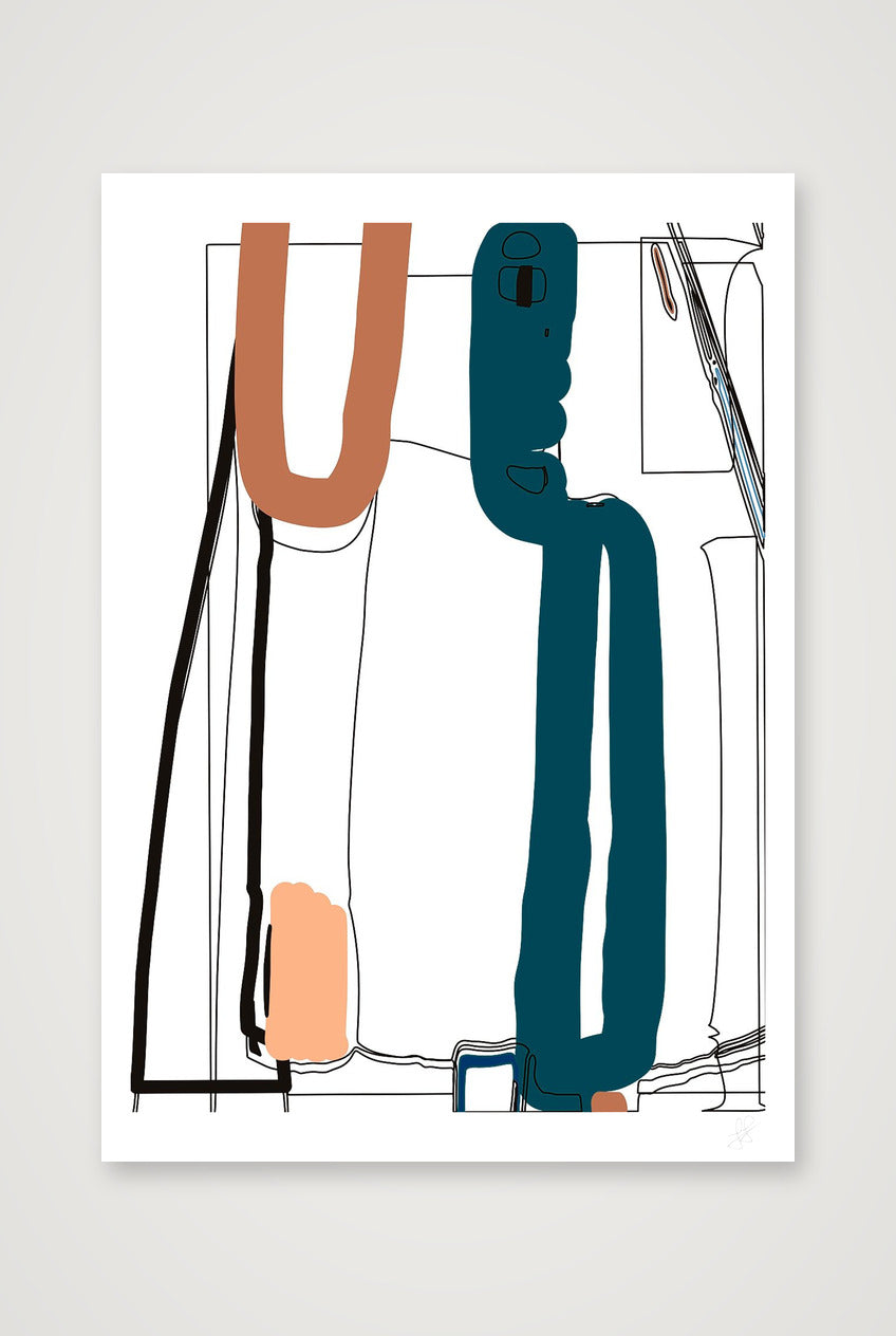 Standing Form 03 — 59×84cm, 23×33" Print only