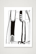 Standing Form Reverse — A4 (21×30cm, 8×12") Print only